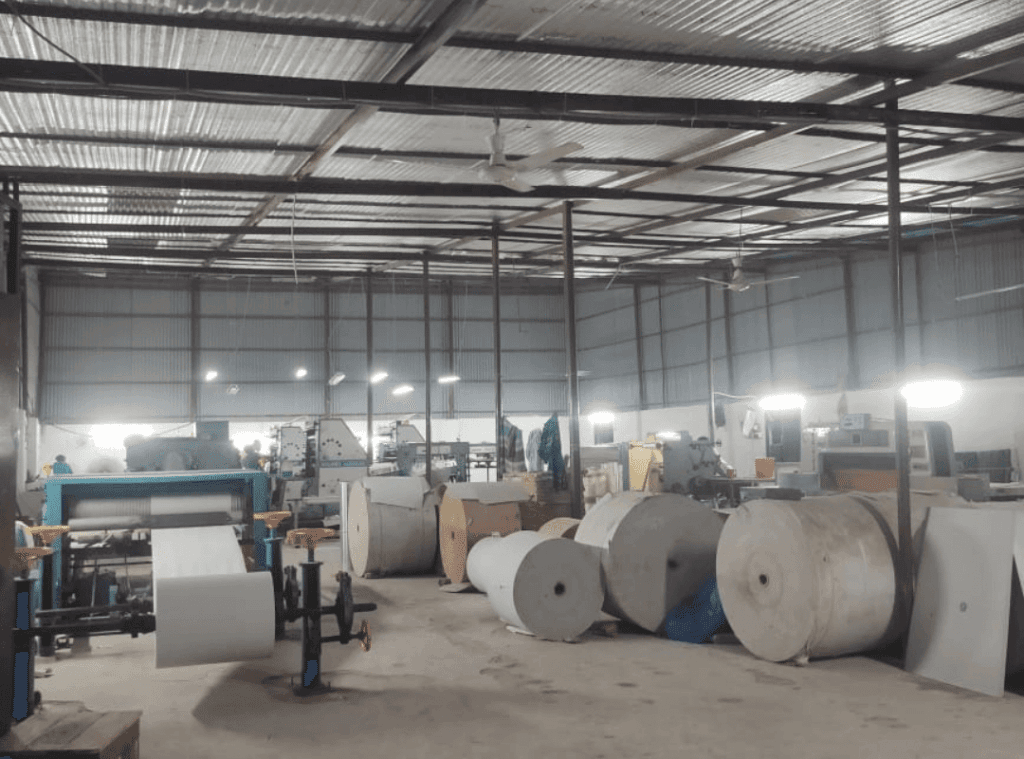 Printing and packaging process at Mans