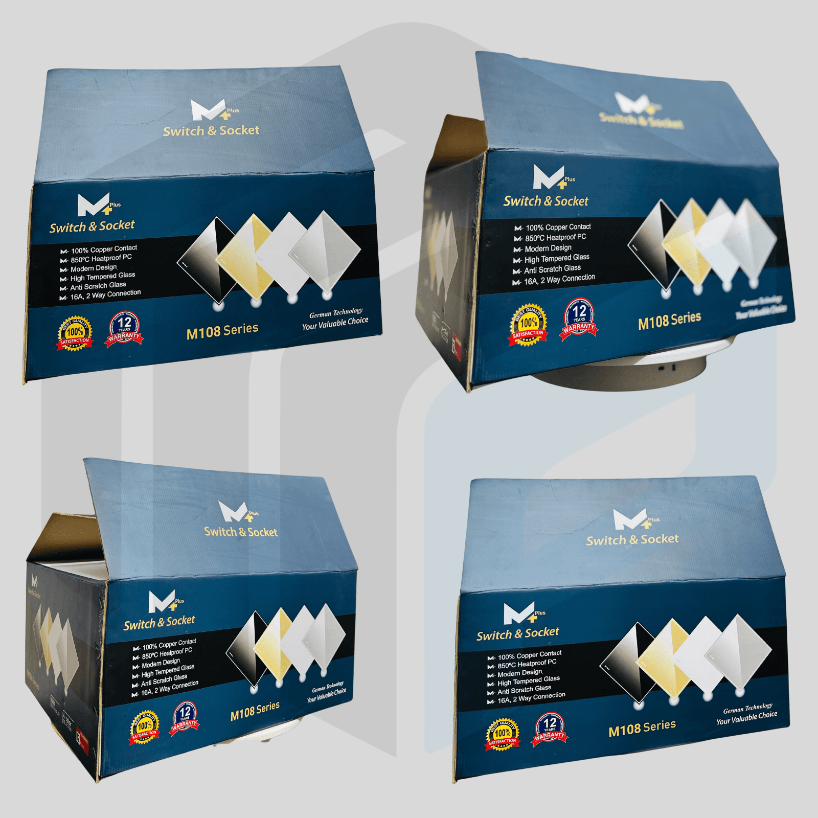 M Plus Switch Socket Master Carton